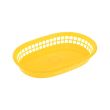 C.A.C. TTFB-10YL, 10-inch Plastic Oblong Yellow Fast Food Basket, DZ