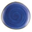 C.A.C. TUS-16-BLU, 10.37-Inch Porcelain Starry Night Blue Dessert Plate, DZ