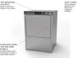 Champion UH330B, Undercounter Commercial Dishwasher