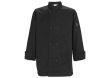 Winco UNF-6K3XL Black Men's Tapered Fit Chef Jacket, 3XL, EA