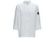 Winco UNF-6WM White Men's Tapered Fit Chef Jacket, M, EA