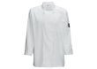 Winco UNF-9WM White Ventilated Tapered Fit Chef Shirt, M, EA
