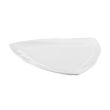 Kadra VL-1163-1, 10-Inch Vikko Lightning Porcelain White Triangle Plate, 30/CS