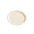 C.A.C. WAS-12, 9.75-Inch Porcelain Oval Platter with Narrow Rim, 2 DZ/CS