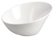Winco WDP003-203, 9.5-Inch Dia 1.5 Quart Ardesia Rimini Porcelain Angeled Bowl, Creamy White, 12/CS