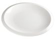 Winco WDP006-203, 12.5-inch length Ardesia Bergomi Porcelain Oval Plate, Creamy White, 12/CS