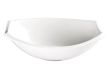 Winco WDP006-206, 13-inch Length 20 Oz Ardesia Bergomi Porcelain Oval Bowl, Creamy White, 12/CS