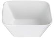 Winco WDP008-103, 6.75-Inch 1 Qt Ardesia Laurets Porcelain Square Bowl, Bright White, 24/CS