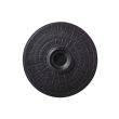 Wilmax WL-663101/A, 13-Inch Black Porcelain Round Platter, 12/PACK