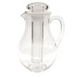 Winco WPIT-19, 2-Quart Clear Polycarbonate Pitcher with Ice Chamber