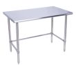 KCS WSCB-24120, 24x120-Inch All Stainless Steel Work Table with Cross Bar