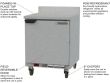 Beverage Air WTR27AHC-FIP, 27-Inch 1 Door Counter Height Worktop Refrigerator