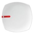 Miya X14008, 6.5" Square White Plate, 36/CS