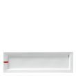 Miya X15012, 21"x6.5" Rectangular White Plate, 8/CS