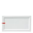 Miya X15015, 15.75"x8.75" Rectangular White Plate, 8/CS