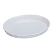 Yanco BK-106 6x9x2-Inch Porcelain White Oval Deep Plate, 24/CS