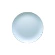 Yanco ВЅ-1909 9.25-Inch Bay Shell Melamine Round Light Blue Plate, 24/CS