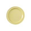 Yanco NS-107Y 7.25-Inch Nessico Melamine Round Yellow Dessert Plate, 48/CS
