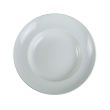 Yanco PA-612 12-Inch Paris Porcelain Round Super White Dessert Plate With Smooth Surface, DZ