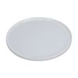 Yanco PP-210 10.5-Inch Porcelain White Pizza Plate Flat, DZ