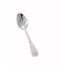 Winco 0005-09, Dots Heavyweight Demitasse Spoon, 18/0 Stainless Steel, Mirror Finish, 12/Pack