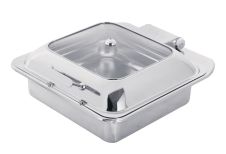 PWI-602, 6-Quart Induction Square Chafing Dish with Glass Top, Drop-In