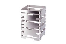 PWB4-2030S, 7.87-Inch Square Buffet Riser, Stainless Steel