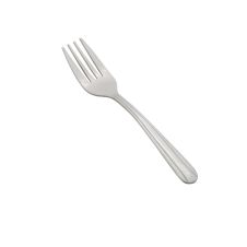 Winco 0081-06, Dominion Medium Weight Salad Fork, 18/0 Stainless Steel, Vibro Finish, Clear View 24/Pack