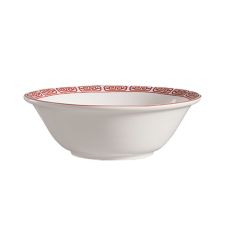 C.A.C. 105-94, 50 Oz 9-Inch Red Gate Porcelain Noodle Bowl, DZ