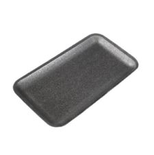 CKF 10SB, 10.75x5.75x0.5-Inch #10S Black Foam Meat Trays, 500/PK