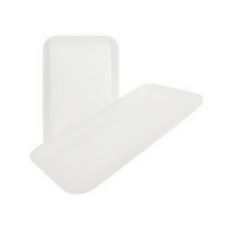 CKF 10SW, 10.75x5.75x0.5-Inch #10S White Foam Meat Trays, 500/PK
