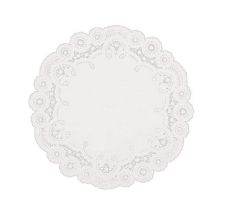 SafePro 12LD 12-Inch White Round Lace Paper Doilies, 1000/CS