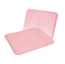 CKF 12SP, 11x9x0.5-Inch #12S Pink Foam Meat Trays, 250/PK