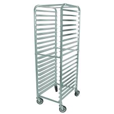 Omcan 13506, 20 Pans Curved Aluminum Pan Rack with 3-inch Spacing