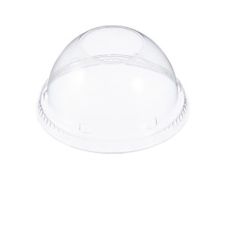 Dart 16LCDH Clear Dome OPS Lid with 1.5" Hole, 1000/CS