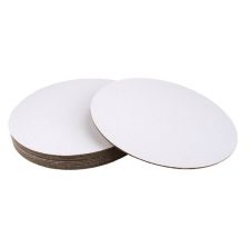 SafePro 18CC 18-Inch White Round Corrugated Cardboard Circles, 125/CS