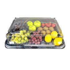 CLOSEOUT - Sabert 51318, 12x18-Inch PET Clear Dome Lid for 8318 Trays, 36/CS (Trays are Sold Separately)
