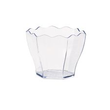 PacknWood 209MBDEVA1, 2 Oz "Deva" Flower Shaped Transparent Cup, 600/CS