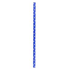 PacknWood 210CHP19DBLU, 7.75x0.23-Inch Blue & White Paper Straws - Unwrapped, 3000/CS