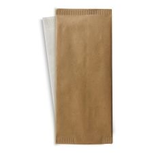 PacknWood 210CVPOCB, 4.3x10-Inch Beige Cutlery Paper Bag with White Napkin 2-Ply, 500/CS
