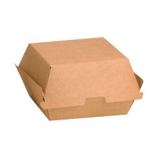 PacknWood 210EATBUK105, 3.15x3.9x4.3-Inch Kraft Burger Box, 300/CS
