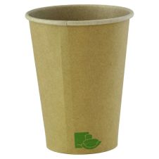 PacknWood 210GCZEN12, 12 Oz Zen Kraft Recyclable Paper Cup, 1000/CS