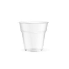 PacknWood 210GPLA162, 5.5 Oz Clear Compostable Drinking Serving Cup for Cold Drinks, 1500/CS