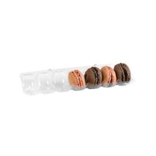 PacknWood 210MACINS7, 8-inch Insert for 7 Macarons (1x7) with Clip Closure, 150/CS