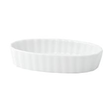 PacknWood 210MBPOVAL, 2 Oz Mini White Porcelain Oval Dish, 24/PK
