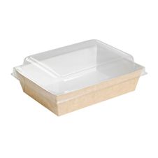 PacknWood 210PAN850, 28 Oz Brown Paper Salad Box (Lid Optional), 200/CS