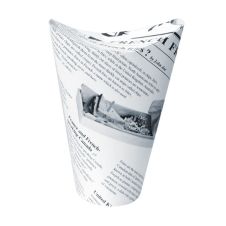 PacknWood 210TPASK12 2.36x4.7-inch News Print Closable Perforated Snack Cup, 1000/CS