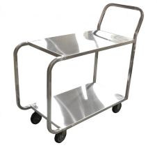 Omcan 23731, 44-inch Solid Top Welded Stainless Steel Stock Cart