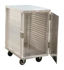 Omcan 23775, 20 Pans Enclosed Aluminum Cabinet with 1.5-inch Spacing