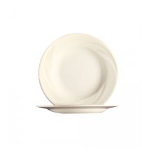Arcoroc 25755, 7 5/8" Opal Cypress Ivory Dessert Plate